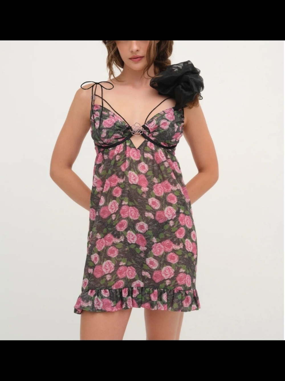 For Love & Lemons Ciara Slip Dress Size Large